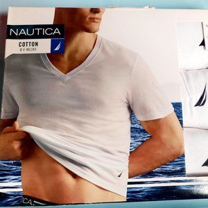 Nautica 3 packet white t-shirts